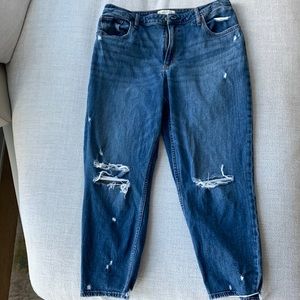 Abercrombie & Fitch The Mom high rise curve love jeans 33 (16)